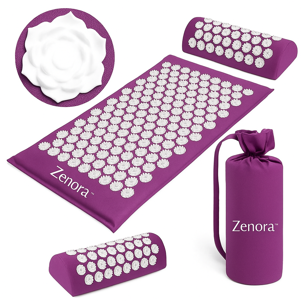 Tapis d’Acupression Zenora™ | Soulage Douleurs & Stress