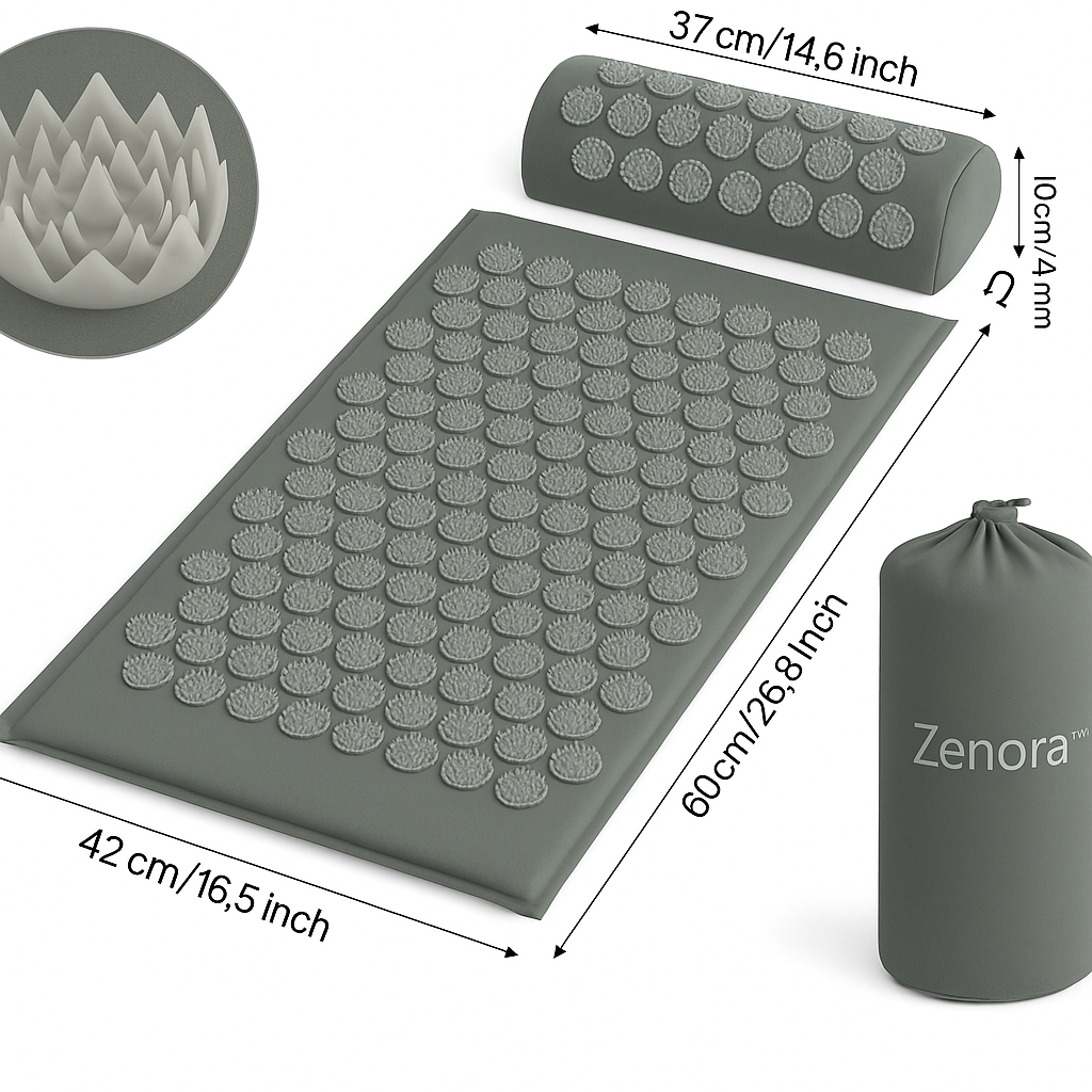 Tapis d’Acupression Zenora™ | Soulage Douleurs & Stress