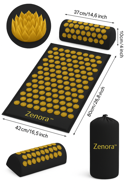 Tapis d’Acupression Zenora™ | Soulage Douleurs & Stress